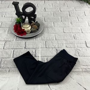 DEFECTS Women’s Derek Lam Ioc Athleta Black Spandex Athletic Capris (S) AU08